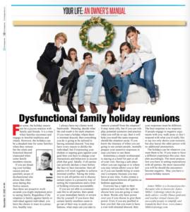 Dysfunctional Family Holiday Reunions