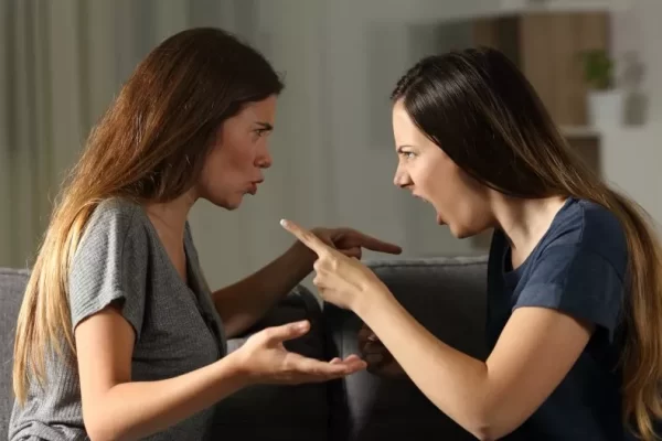 Newsweek - A stock photo of two women arguing. A bride-to-be asked Reddit if she was in the wrong when she snapped at her stepsister.